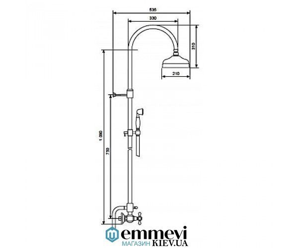 Душова система EMMEVI DECO CR12161181 CR12161181 фото