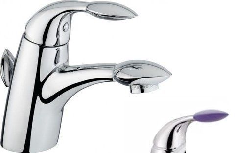 Змішувач для умивальника Emmevi Trilly CRO51003(бордо) CRO51003(бордо) фото