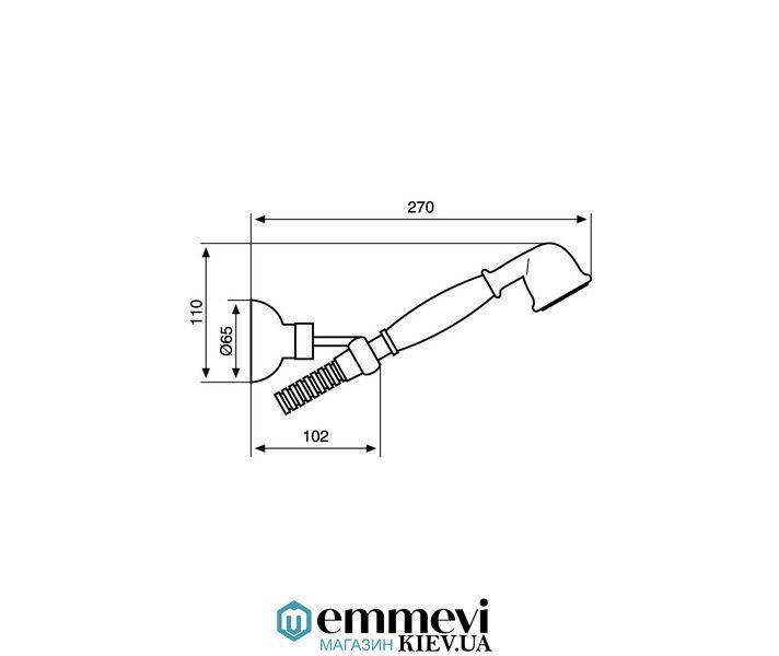 Душовий гарнітур Emmevi Deco-Tiffany NO110 NO110 фото