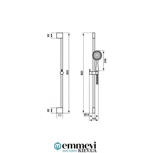 Душевой набор Emmevi CO 2767 CO 2767 фото