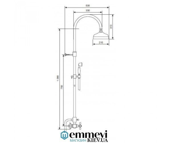Душова система EMMEVI DECO CR1200281 CR1200281 фото