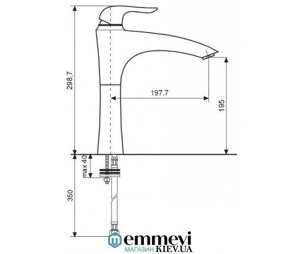 Змішувач EMMEVI NECO CR91097 CR91097 фото