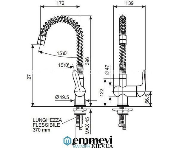 Кухонний змішувач EMMEVI NECO CR91510 CR91510 фото